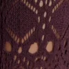 Trena Crochet Knit Pants – Chocolate Trena Crochet Knit Pants – Chocolate