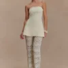 Trena Crochet Knit Pants – Ivory Trena Crochet Knit Pants – Ivory