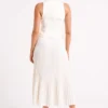 Twyla Pleated Suiting Maxi Skirt – Ivory