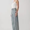 Tyla Diamante Denim Jeans – Blue/Green