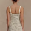 Vanessa Hand Crochet Pearl Mini Dress – Ivory Vanessa Hand Crochet Pearl Mini Dress – Ivory