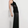 Vashti Cut Out Mesh Maxi Dress – Black Vashti Cut Out Mesh Maxi Dress – Black
