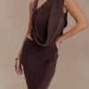 Violeta Asymmetric Top – Dark Chocolate