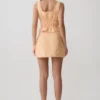 Vivian Embroidered Sleeveless Top – Orange