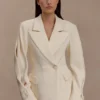 Wesley Structured Blazer – Buttercream Wesley Structured Blazer – Buttercream