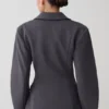 Wesley Structured Blazer – Charcoal Shadow Wesley Structured Blazer – Charcoal Shadow