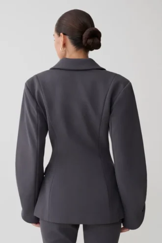 Wesley Structured Blazer – Charcoal Shadow Wesley Structured Blazer – Charcoal Shadow