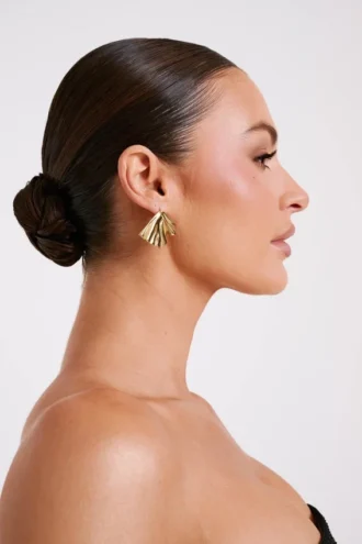 Willa Draped Earrings – Gold