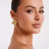 Willa Draped Earrings – Gold