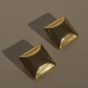 Wilma Square Earrings – Gold