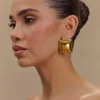 Wilma Square Earrings – Gold