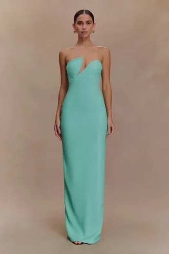 Winston Strapless Sequin Maxi Dress – Lagoon