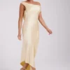 Yvette Slip Maxi Dress With Asymmetrical Hem – Butter Yvette Slip Maxi Dress With Asymmetrical Hem – Butter
