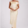 Yvette Slip Maxi Dress With Asymmetrical Hem – Butter Yvette Slip Maxi Dress With Asymmetrical Hem – Butter