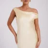 Yvette Slip Maxi Dress With Asymmetrical Hem – Butter Yvette Slip Maxi Dress With Asymmetrical Hem – Butter