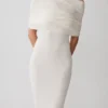 Zandie Cashmere Blend Knit Midi Dress – Ivory Zandie Cashmere Blend Knit Midi Dress – Ivory