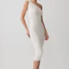 Zandie Cashmere Blend Knit Midi Dress – Ivory Zandie Cashmere Blend Knit Midi Dress – Ivory